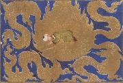The Prophet Muhammad bows before the Lord-s radiance unknow artist